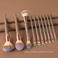 Wooden double ended Make Up Brushes Makeup Set